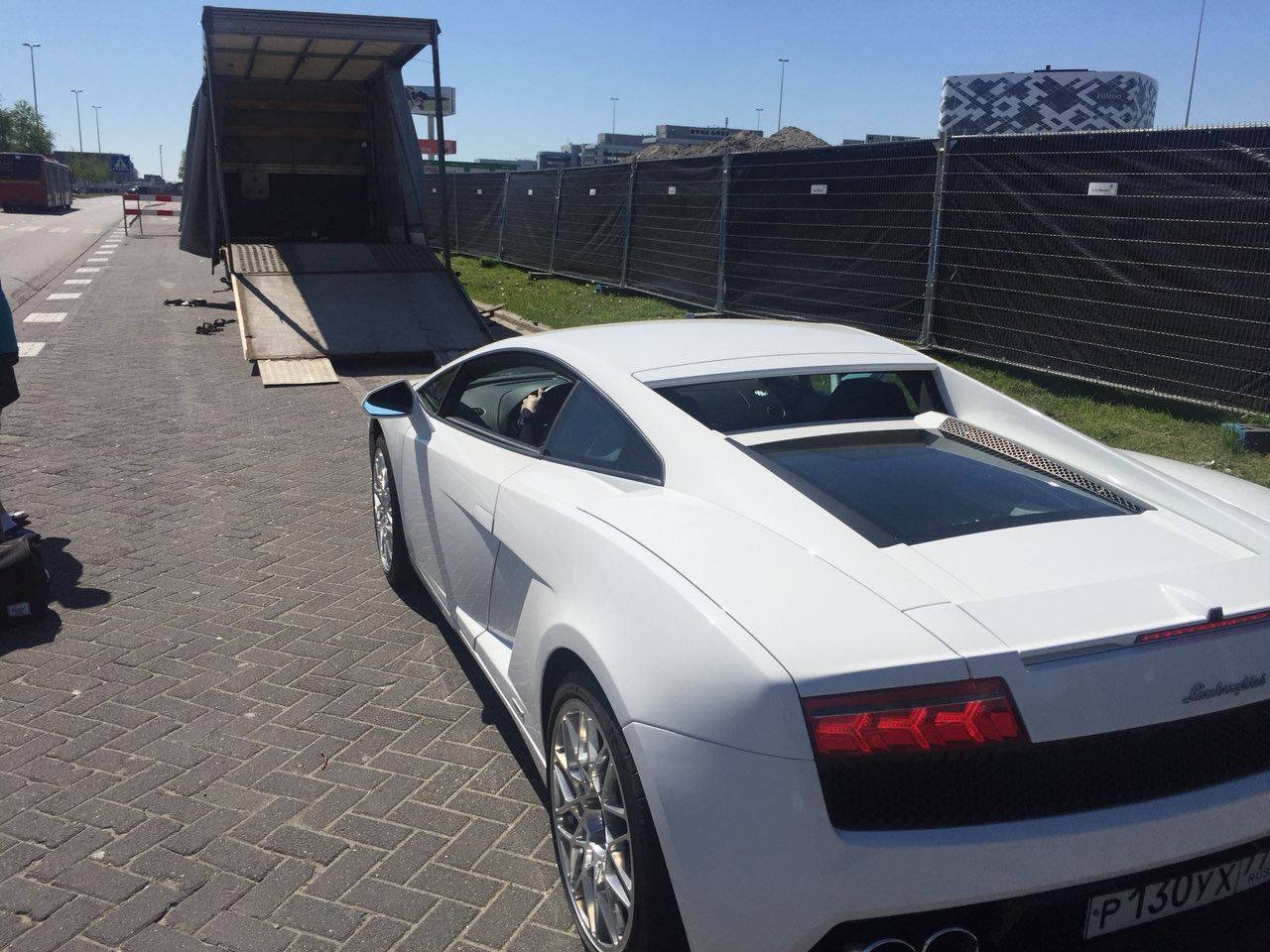 Перевозка Lamborghini Gallardo Москва - Амстердам