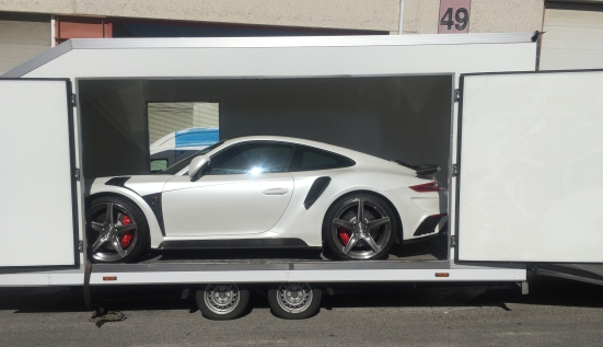 Перевозка Porsche Stinger на выставку в Марбелью (Испания)