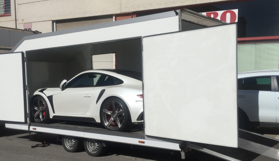 Перевозка Porsche Stinger на выставку в Марбелью (Испания)