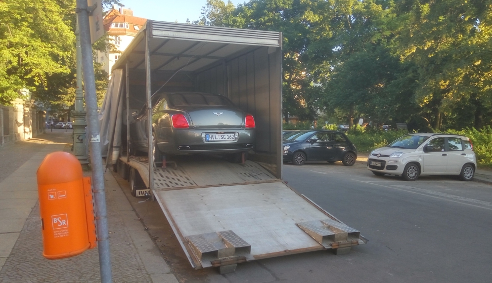 Перевозка Bentley Continental Flying Spur Москва - Барселона